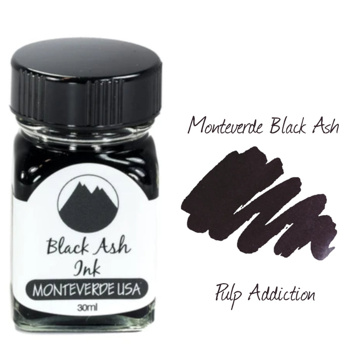 Monteverde Black Ash - 30ml Ink Bottle