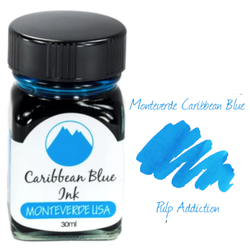 Monteverde Caribbean Blue - 30ml Ink Bottle