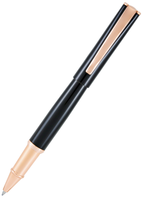 Monteverde Impressa Rollerball - Black Rose Gold