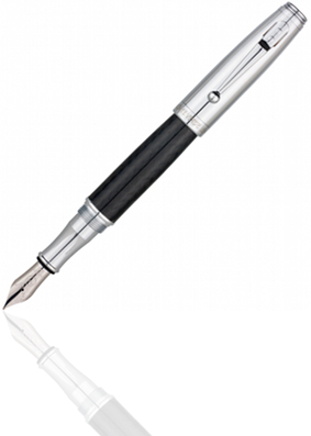 Monteverde Invincia Chrome Fountain Pen - M