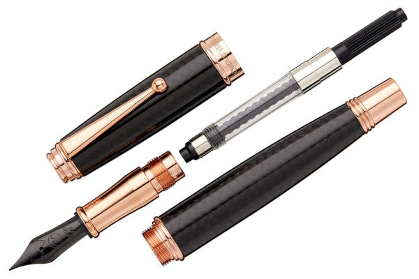 Monteverde Invincia Deluxe Fountain Pen - Rose Gold  - Fine