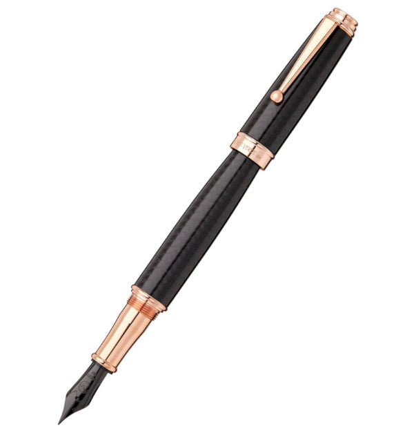 Monteverde Invincia Deluxe Fountain Pen - Rose Gold  - Fine