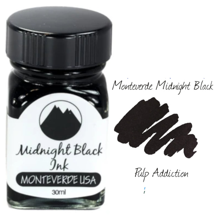 Monteverde Midnight Black - 30ml Ink Bottle