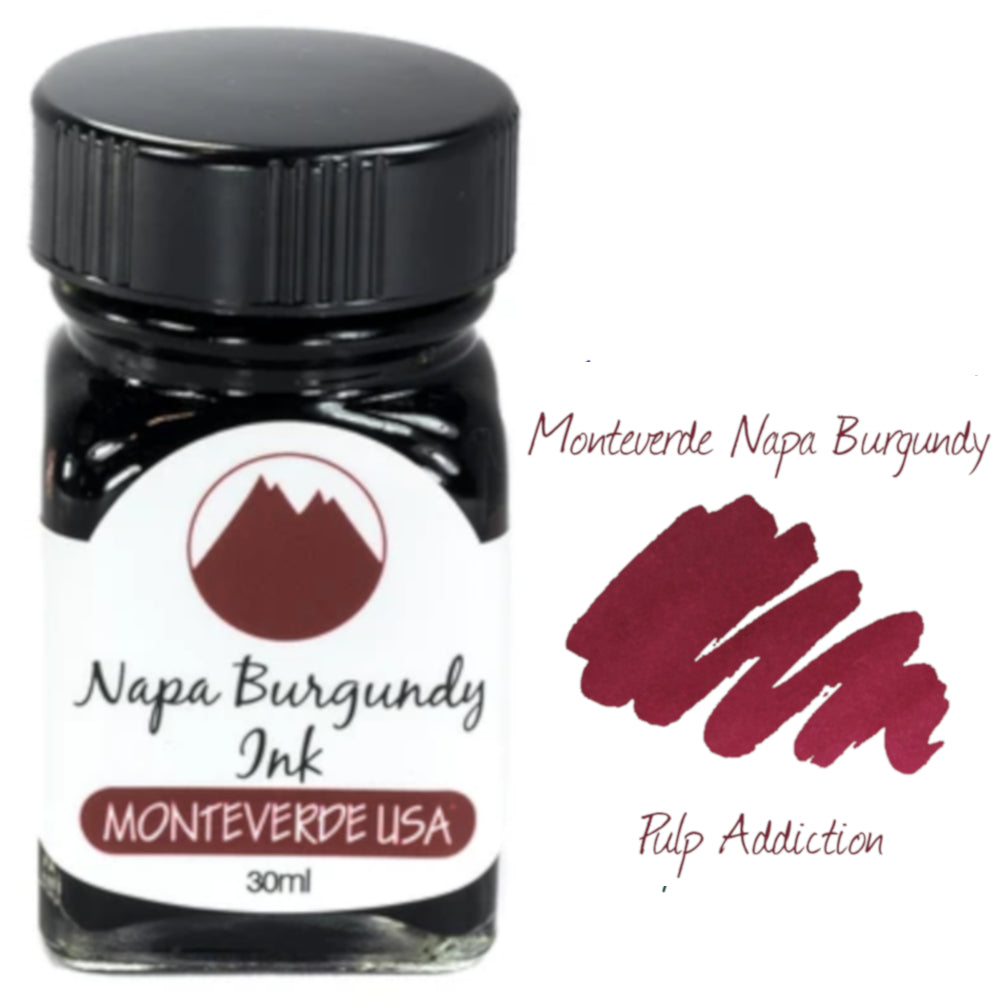 Monteverde Napa Burgundy - 30ml Ink Bottle — Pulp Addiction