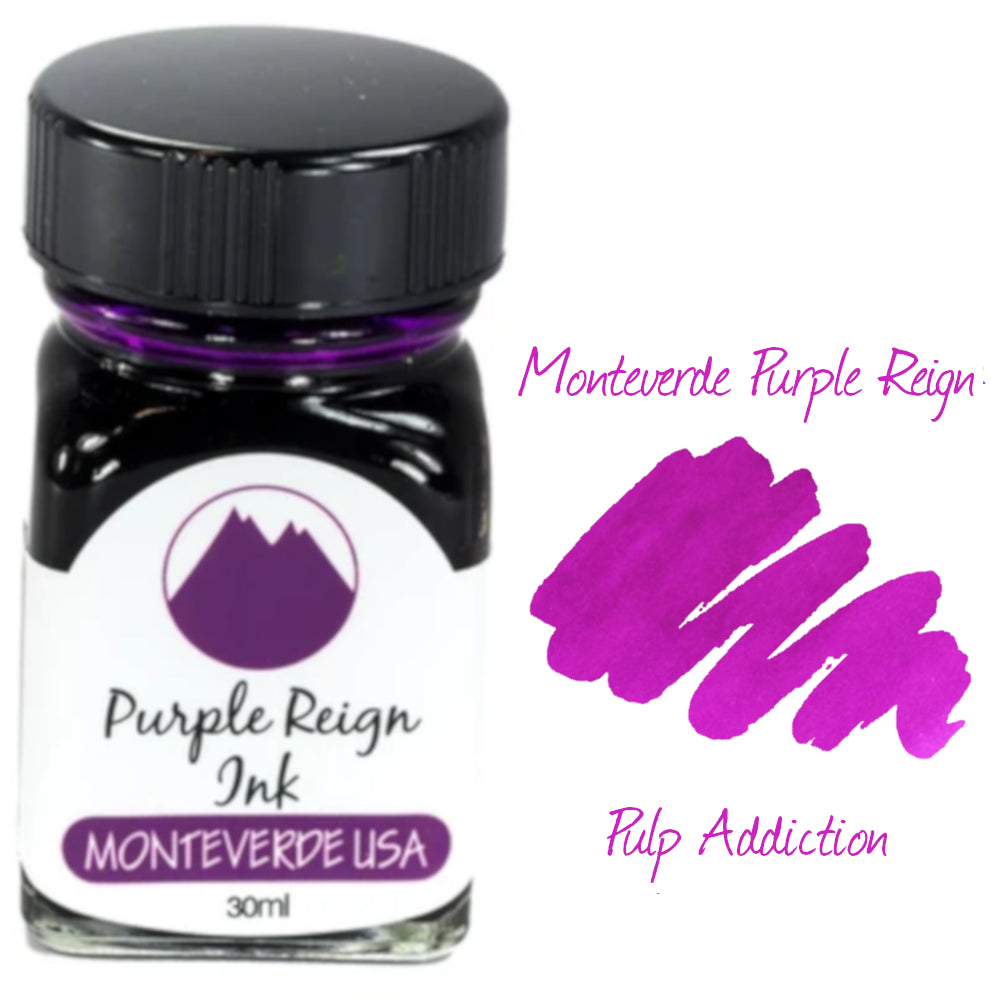 Monteverde Purple Reign - 30ml Ink Bottle — Pulp Addiction