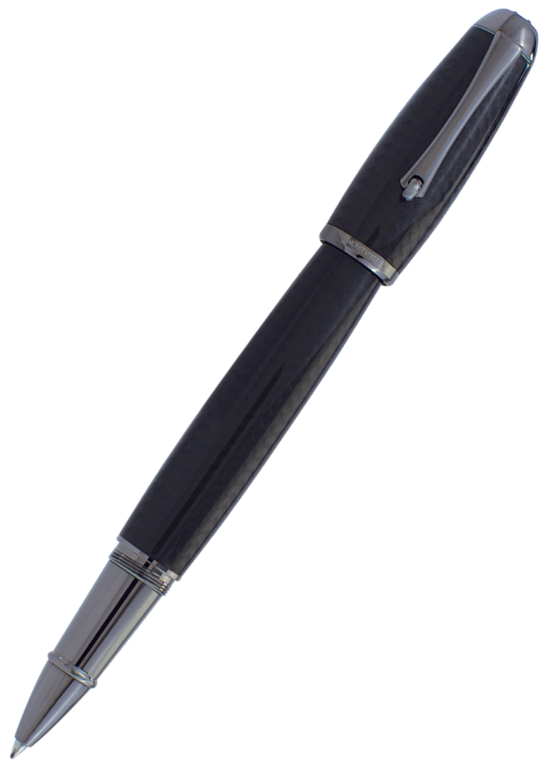 Monteverde Super Mega Carbon Fibre Rollerball Pen  - Gunmetal