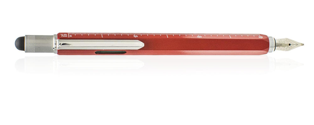 Monteverde Touch Screen Stylus Tool Fountain Pen - Red