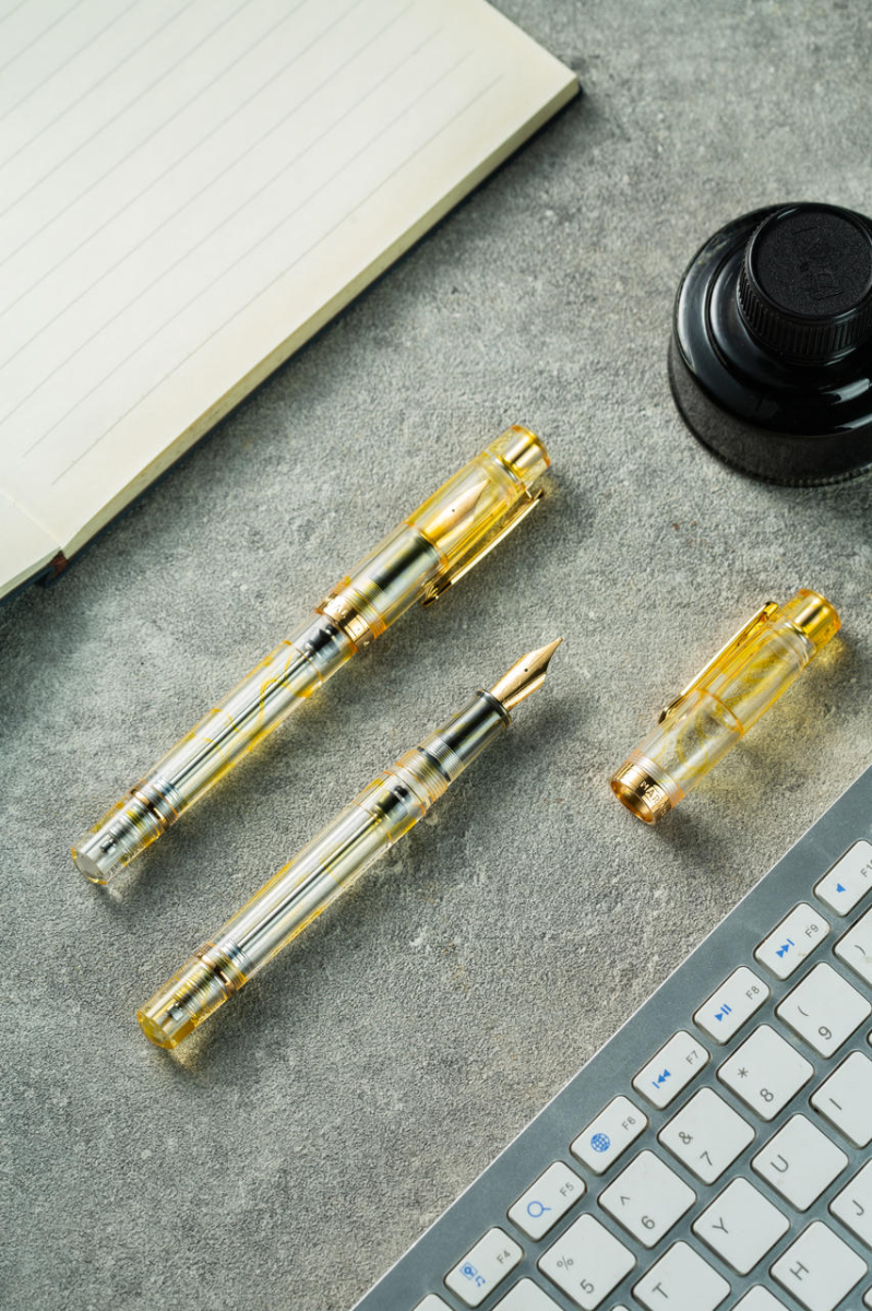 Nahvalur Original Plus Fountain Pen - Gold Ocellatus