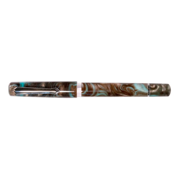 Nahvalur Fountain Pen Schuylkill - Chromis Teal - Broad