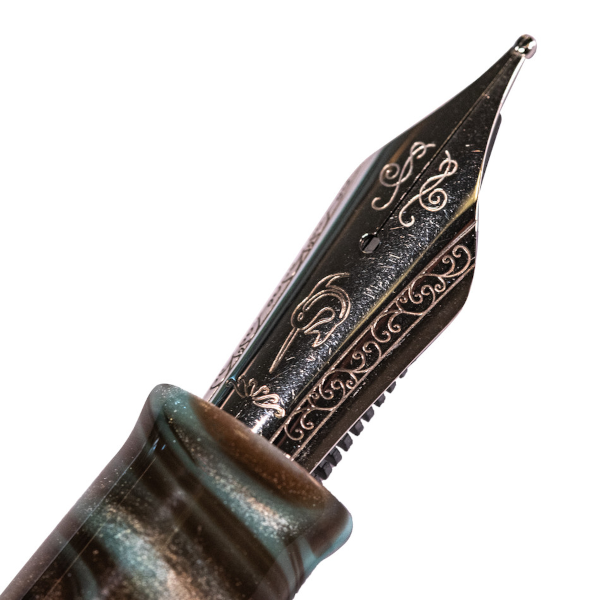 Nahvalur Fountain Pen Schuylkill - Chromis Teal - Broad