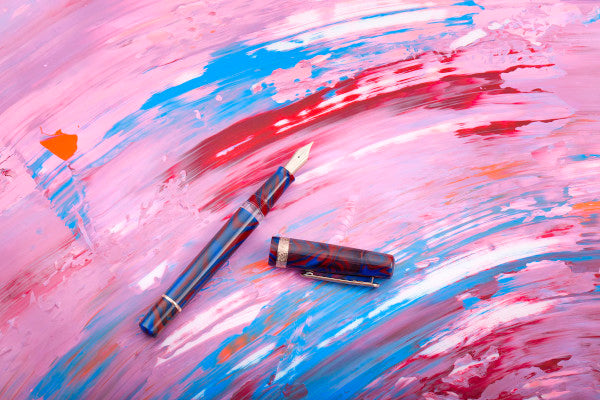 Narwhal (Nahvalur) Schuylkill Fountain Pen - Dragonet Sapphire - Broad