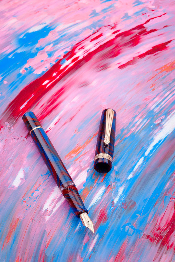 Narwhal (Nahvalur) Schuylkill Fountain Pen - Dragonet Sapphire - Medium