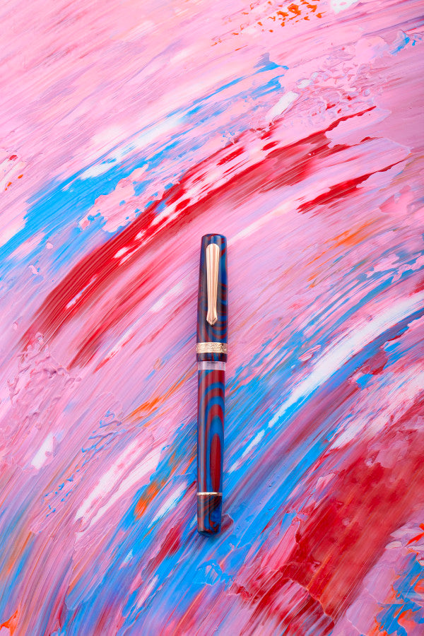 Narwhal (Nahvalur) Schuylkill Fountain Pen - Dragonet Sapphire - Broad