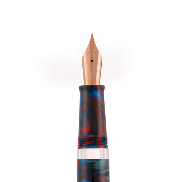 Narwhal (Nahvalur) Schuylkill Fountain Pen - Dragonet Sapphire - Broad