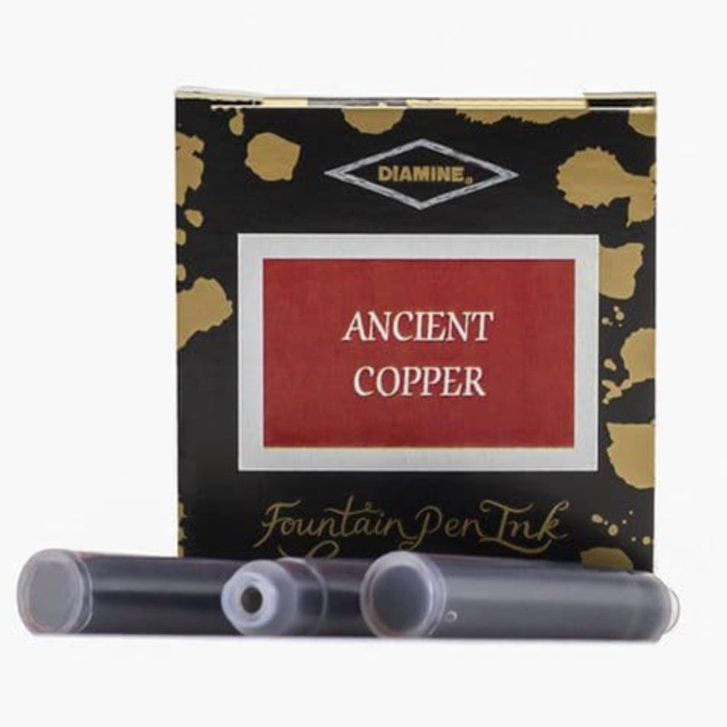 Copper Acetate Ink Diamine Ink Cartridges - Ancient Copper — Pulp Addiction