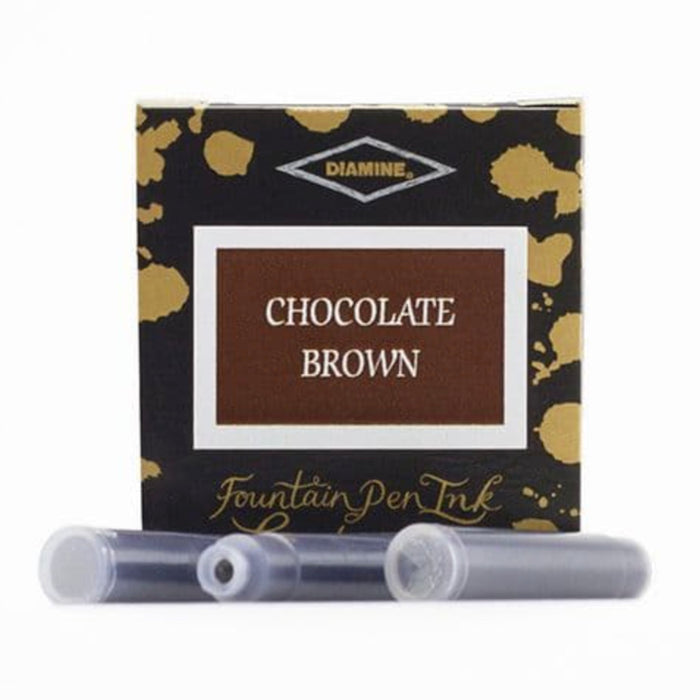 Diamine Ink Cartridges - Chocolate Brown