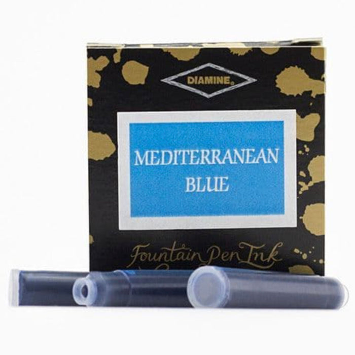 Diamine Ink Cartridges - Mediterranean Blue