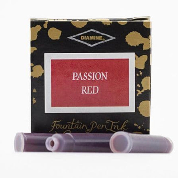 Diamine Ink Cartridges - Passion Red