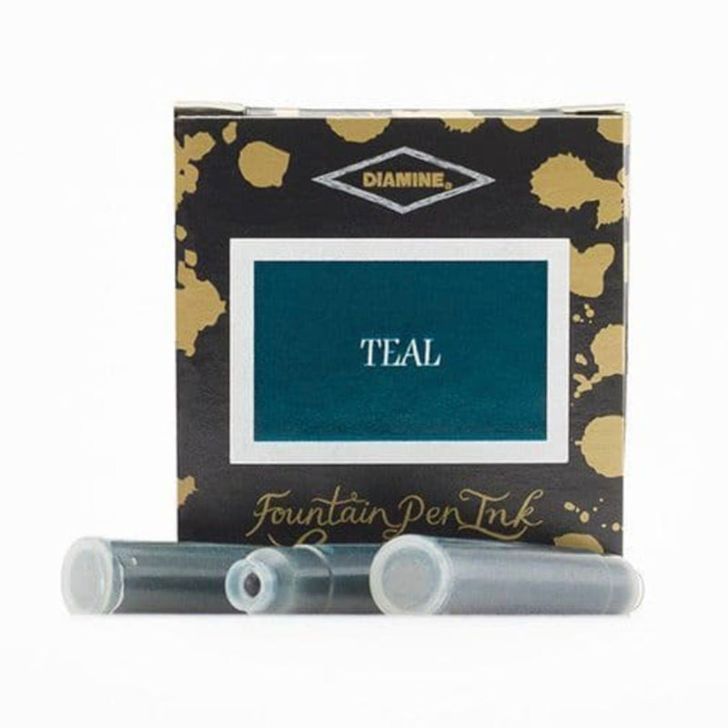 Diamine Ink Cartridges - Teal