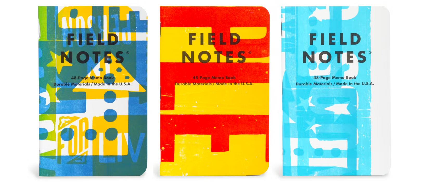 Field Notes Hatch Show Print Memo Books - 3 Pack