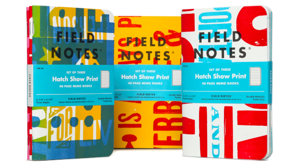 Field Notes Hatch Show Print Memo Books - 3 Pack