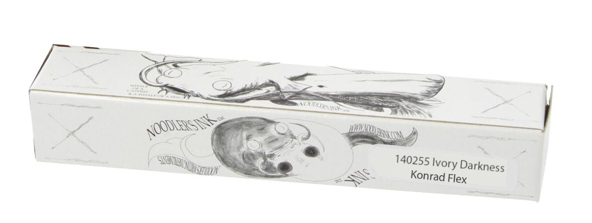 Noodler's Konrad Flex Fountain Pen - Ivory Darkness