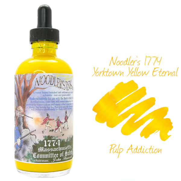 Noodler's 1774 Yorktown Yellow Eternal Safety Ink