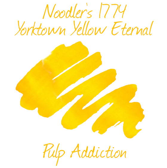 Noodler's 1774 Yorktown Yellow Eternal Safety Ink - 133ml