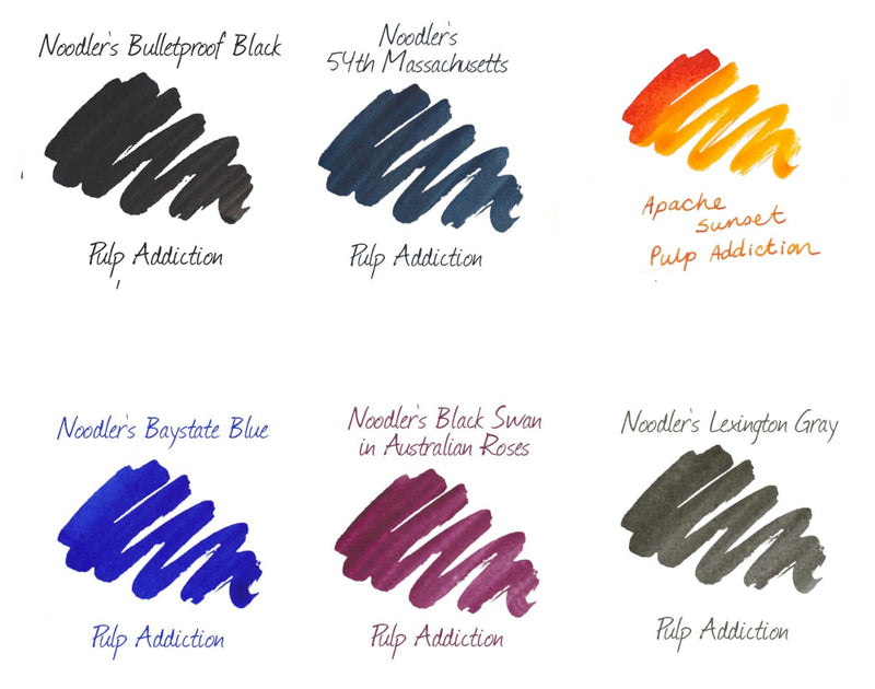 Noodler's Best of the Best Ink Sample Package (6)