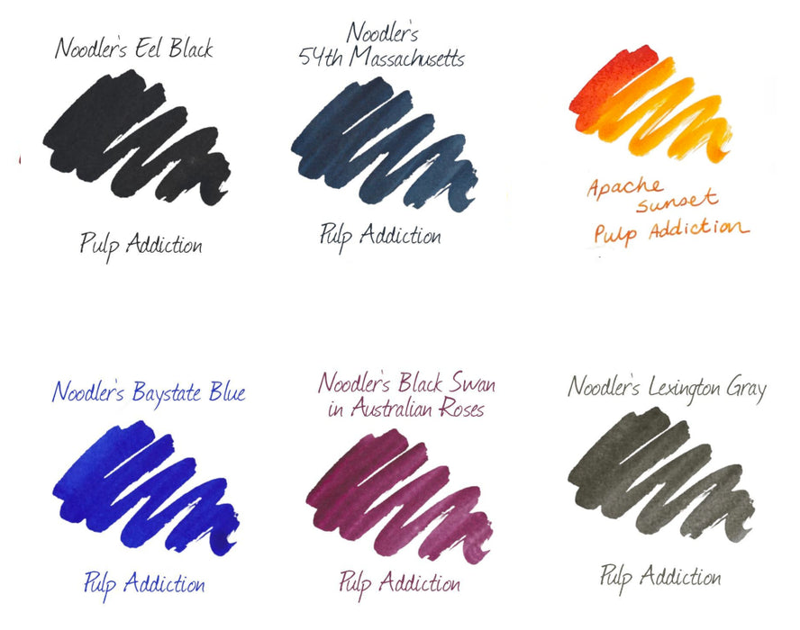 Noodler's Best of the Best Ink Sample Package (6)