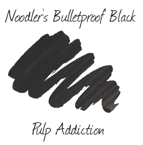 Noodler's Black Waterproof Fountain Pen Ink - Bulletproof 3 Ounce