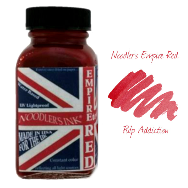 Noodler's Empire Red Ink - 88ml — Pulp Addiction