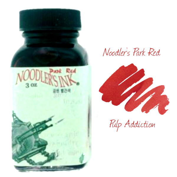 Noodler's Park Red Ink Bottle Australia — Pulp Addiction