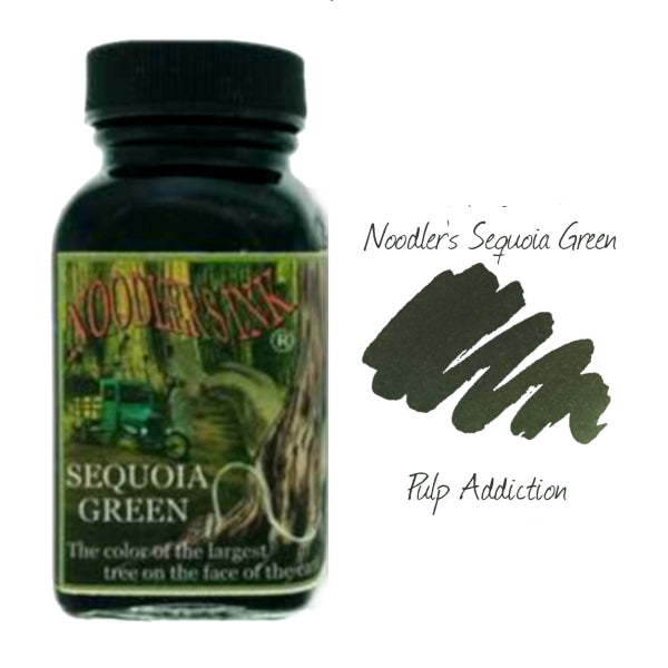 Volcker Green Ink Noodler's Sequoia Green Ink, Australia — Pulp Addiction