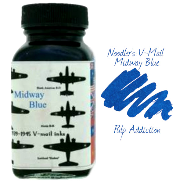 Noodler's V-Mail Midway Blue Ink - 88ml
