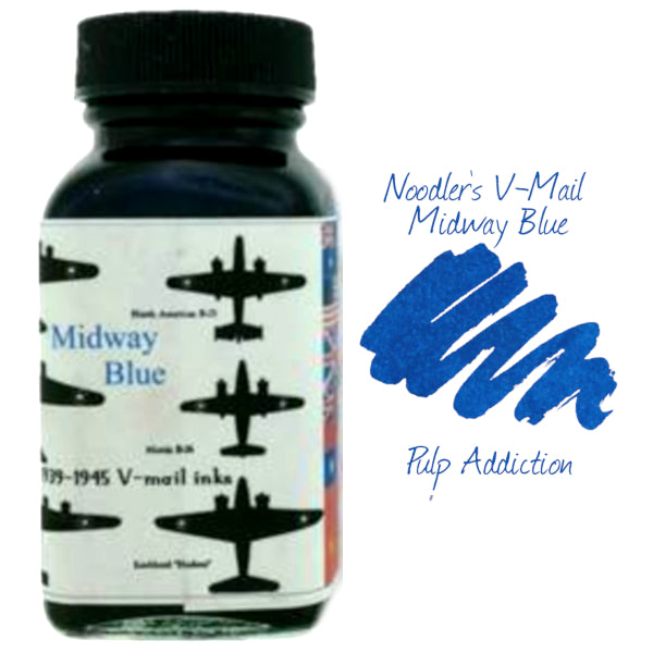 Noodler's V-Mail Midway Blue Ink