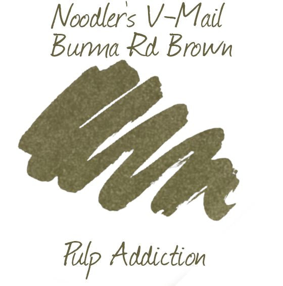 Noodler's V-Mail Burma Road Brown Ink - 2ml Sample