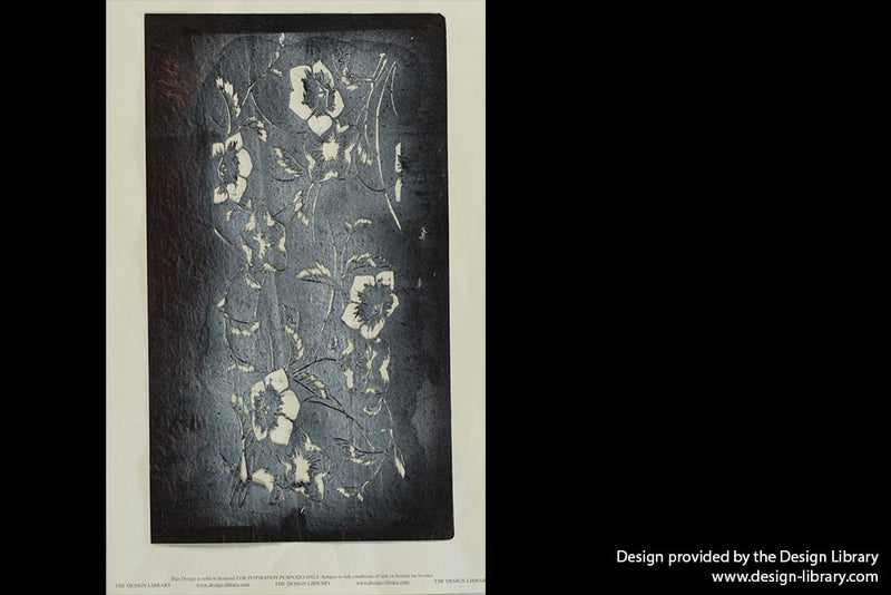 Paperblanks Katagami Florals Kuro Mini Journal - Lined