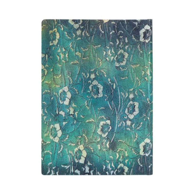 Paperblanks Katagami Florals Kuro Midi Journal - Unlined