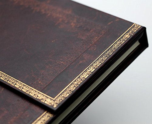 Paperblanks Old Leather Black Moroccan Midi Unlined