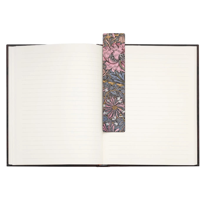 Paperblanks Bookmark - Morris Pink Honeysuckle