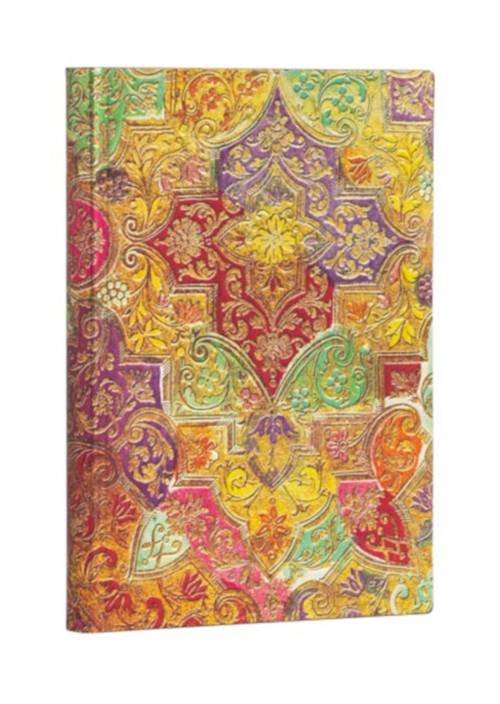 Paperblanks Flexi Brocaded Paper Bavarian WIld Flower Midi Journal - Lined