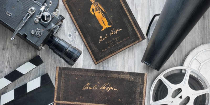 Paperblanks Celebrating Charlie Chaplin Journal - Midi Lined