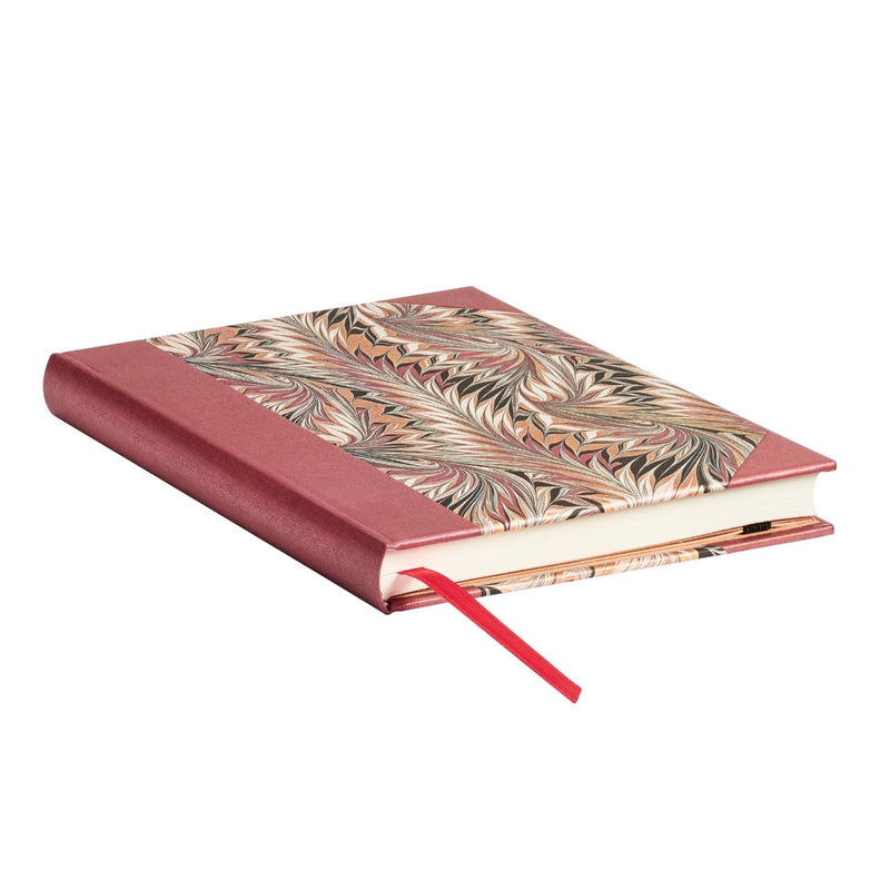 Paperblanks Cockerell Marbled Paper - Rubedo, Midi - Unlined