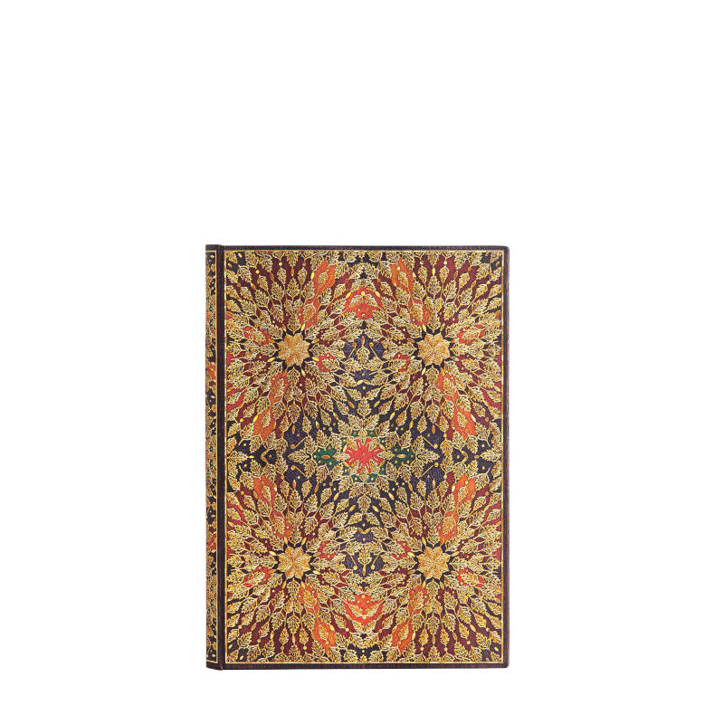 Paperblanks Fire Flowers Midi Journal - Unlined