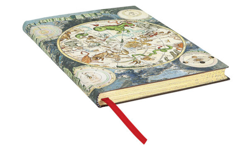 Paper Planisphere Paperblanks Flexi Celestial Planisphere Midi Lined Journal - 176pp ...