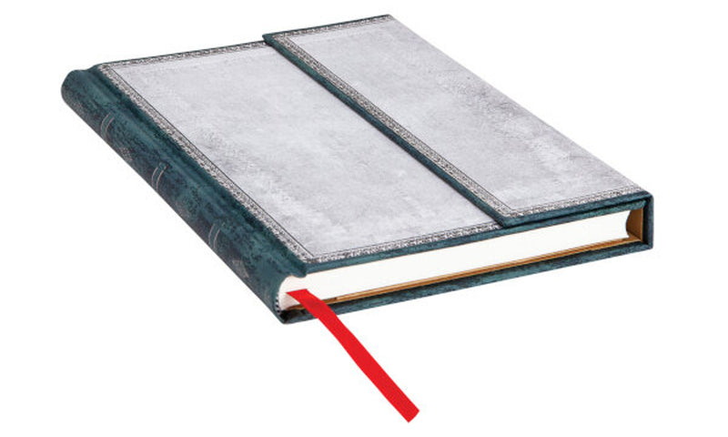 Paperblanks Old Leather Flint Midi Journal - Blank