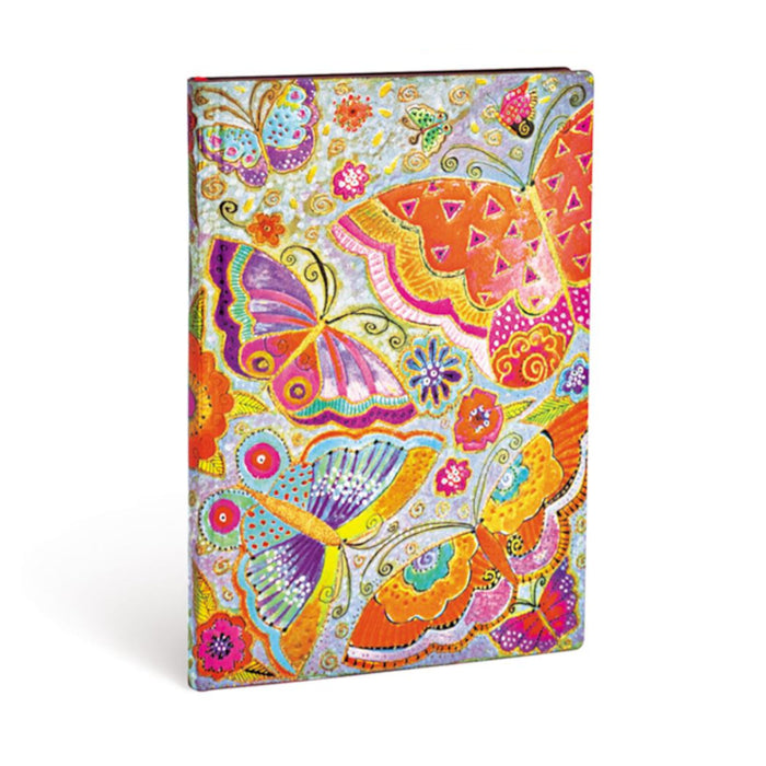 Paperblanks Flexi Flutterbyes Midi Unlined Journal, 240pages