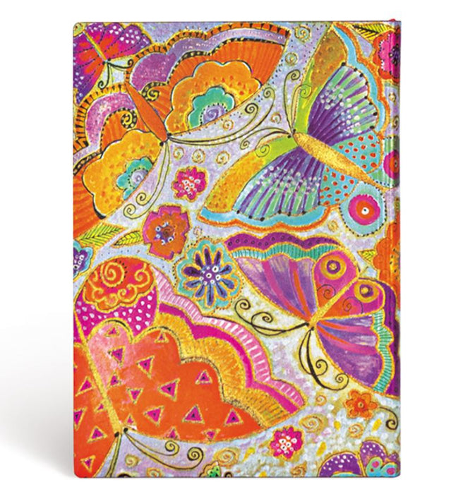 Paperblanks Flexi Flutterbyes Midi Unlined Journal, 240pages
