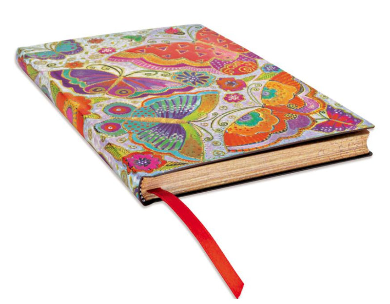 Paperblanks Flexi Flutterbyes Midi Unlined Journal, 240pages